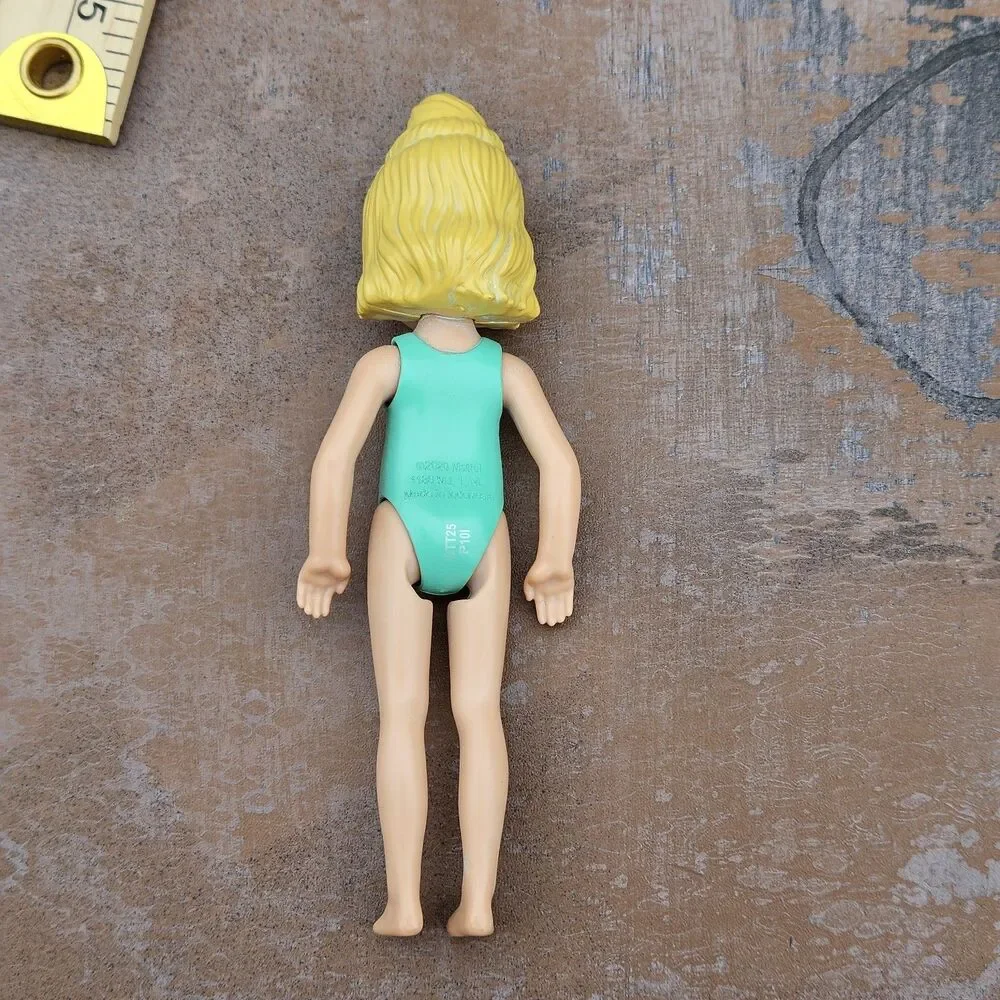 Barbie Chelsea Doll Blonde Hair Flamingo Swimsuit 2020 Mattel 6” Doll Figure - Picture 6 of 8